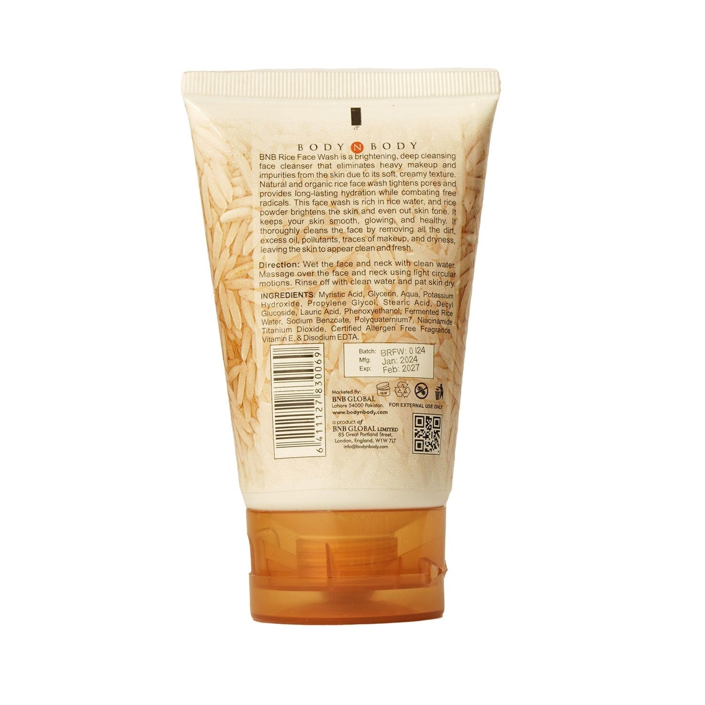 Rice Extract Face Wash