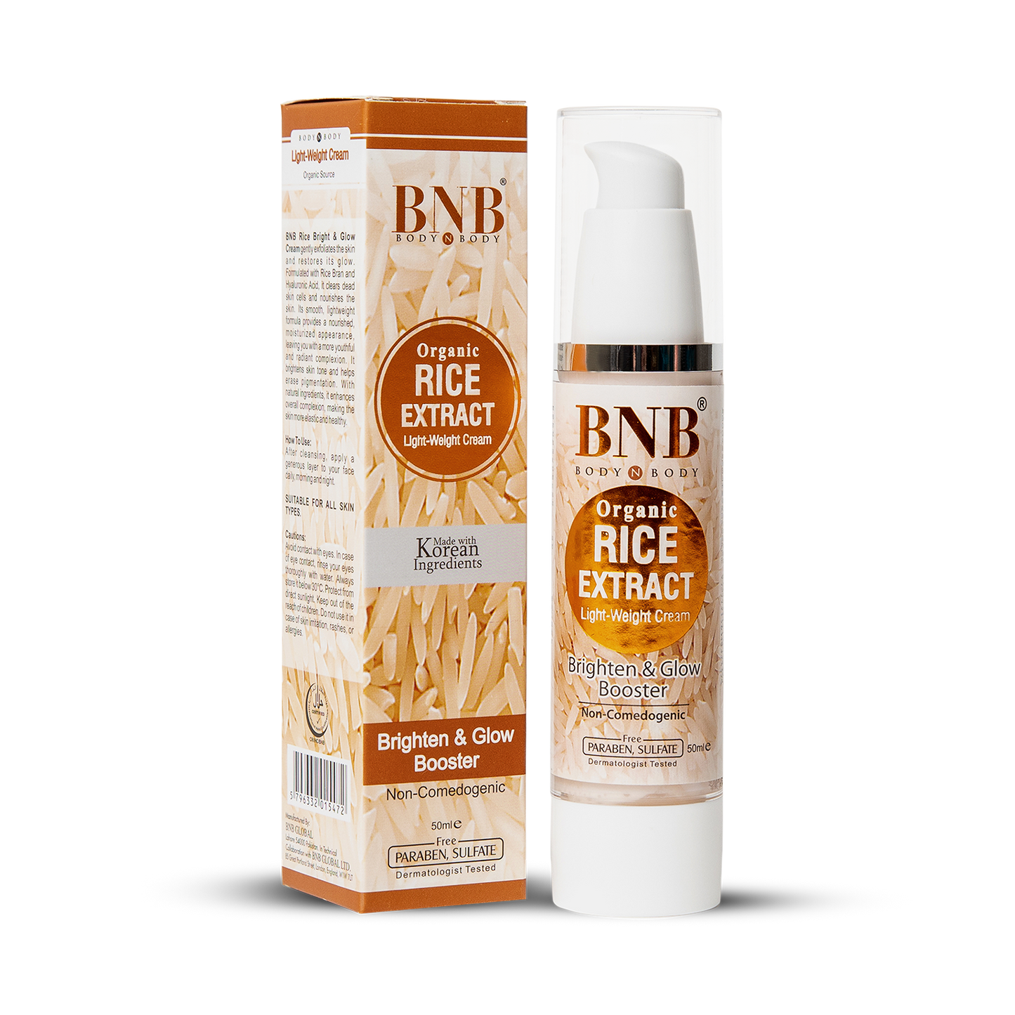Rice Extract Light-Weight Bright And Glow Cream