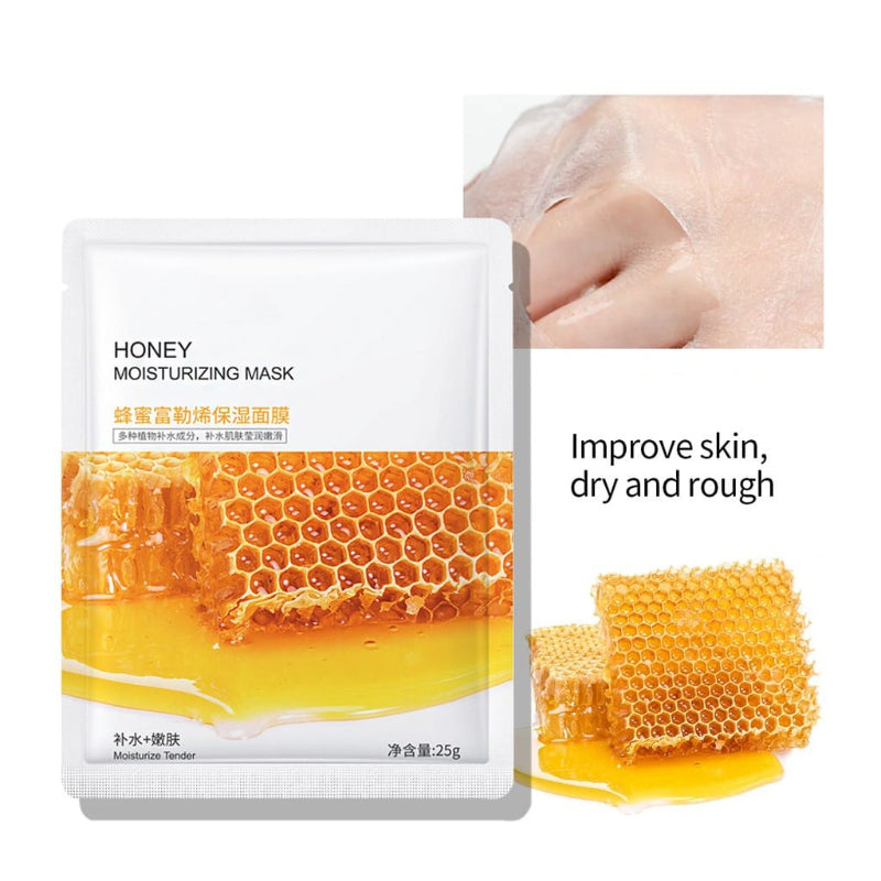 Pack of 8 Moisturizing Face Sheet Masks - For All Skin Types